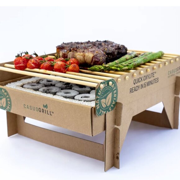 CasusGrill Disposable Single-Use Eco Quick Light-Up BBQ - Picture 4 of 10